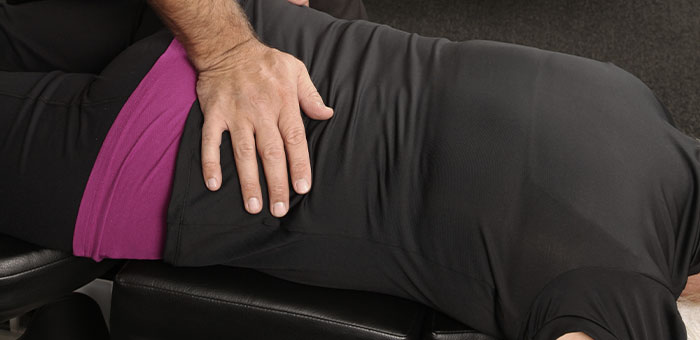 patient receiving flexion distraction technique in Campbell