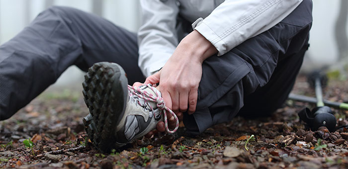 patient needing ankle pain treatment in Campbell
