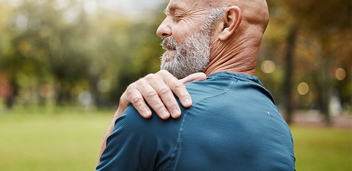 patient needing calcific tendonitis treatment in Campbell