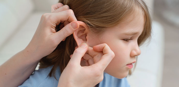 patient needing ear infection treatment in Campbell