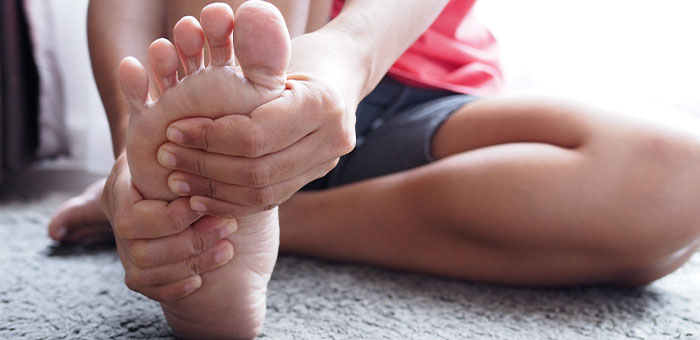 patient needing plantar fasciitis treatment in Campbell