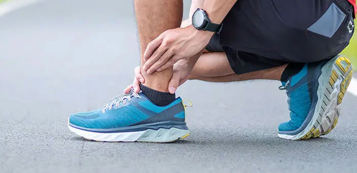 patient needing sprain treatment in Campbell