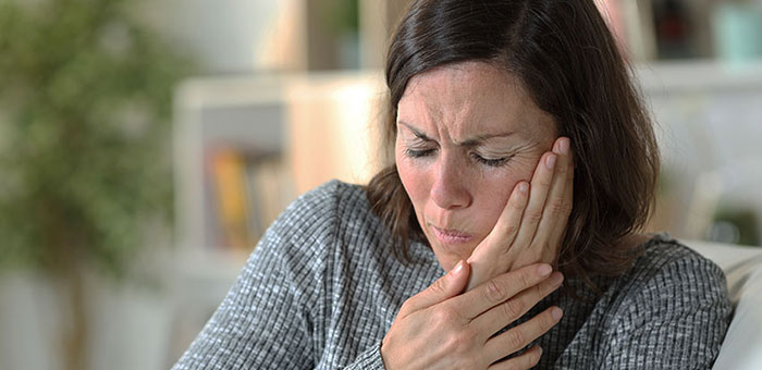 patient needing jaw pain treatment in Campbell