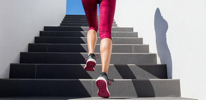 patient exercising based on recommendation from Campbell chiropractor