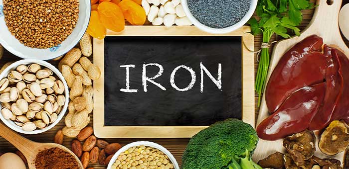 iron rich foods recommended by Campbell chiropractor